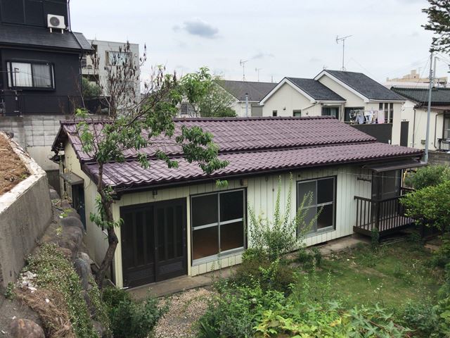 埼玉県さいたま市大宮区天沼町の木造平屋建て家屋解体工事前の様子です。
